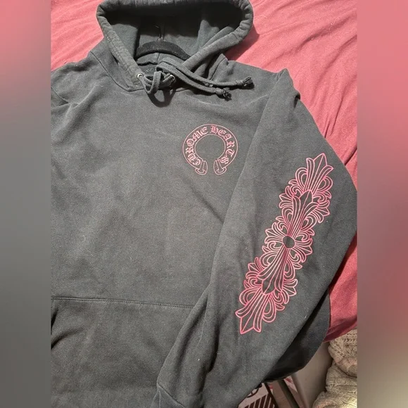 Chrome Hearts Black FnF edition Sweater with Red Accents - Picture 4 of 5